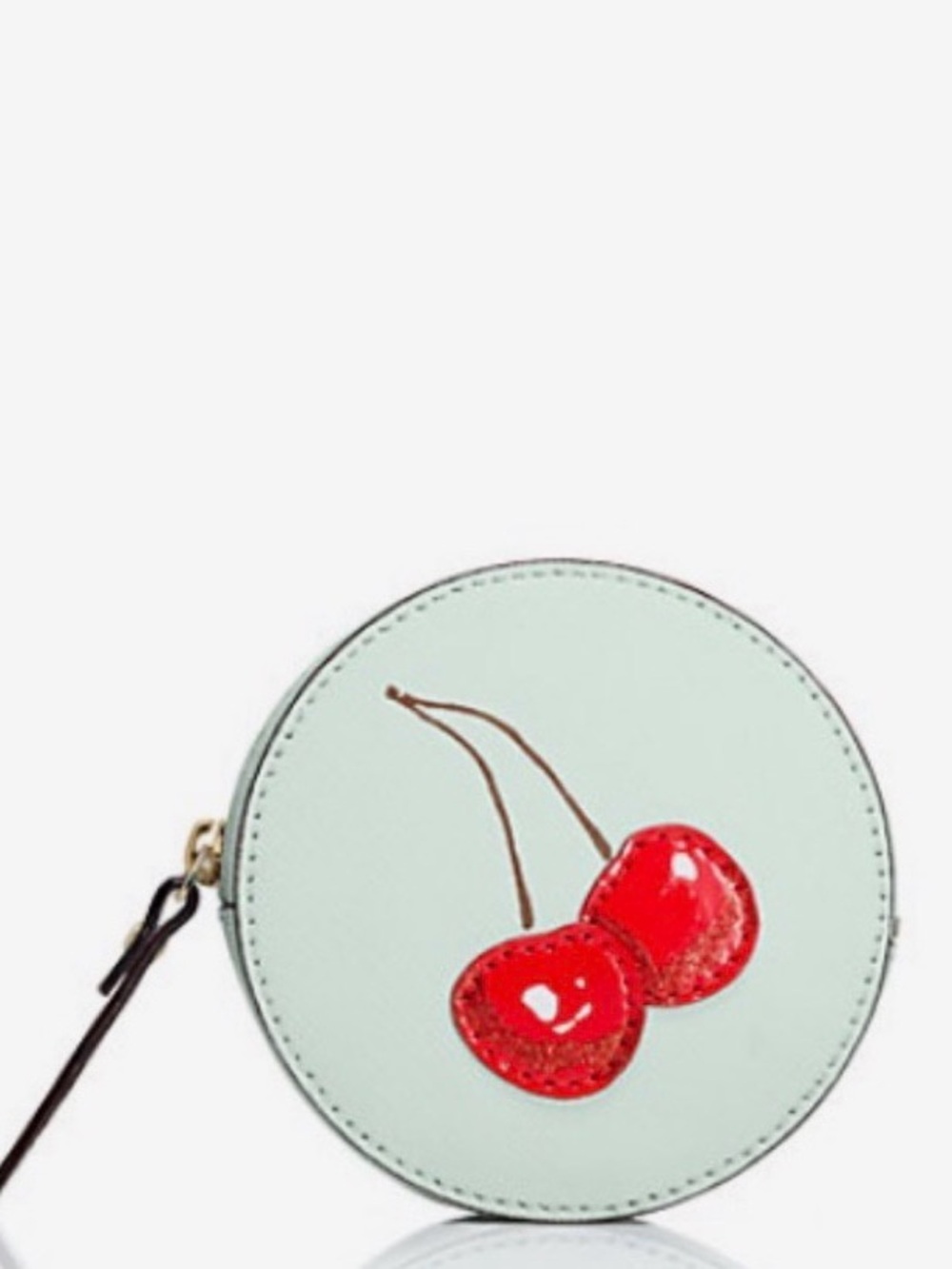 kate spade x Magnolia Bakery Coin Purse with Cherry Appliqué Limited Edition